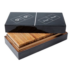 Kare Deco Object Domino Black 24x7cm 53962