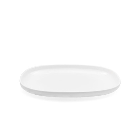 Cavendish Flat Plate Rectangular 8" White Porcelain