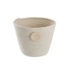 Cavendish Cotton Rope Planter With Wooden Button (Large) D18xH14 cm PLBX84R2