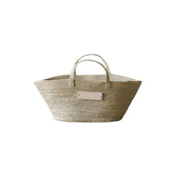 Cavendish Sabai Basket Tote With Wooden Label (Medium) L25xW12x18 cm BT72G12NL