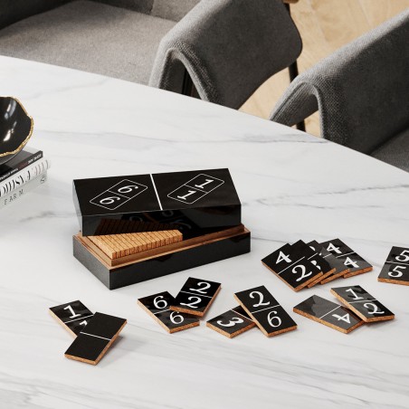 Kare Deco Object Domino Black 24x7cm 53962 Kare Deco Object Domino Black 24x7cm 53962