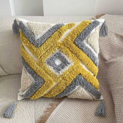 Cavendish Cushion Yellow & Grey 45x45 cm CM246444