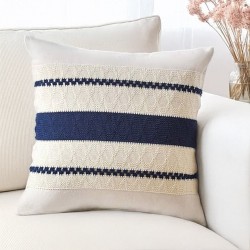 Cavendish Cushion White & Blue 45x45 cm CM246461