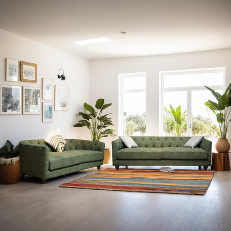 Cavendish Albert 3+2 Fabric Green