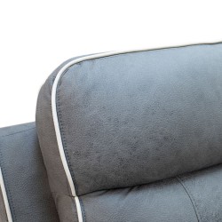 Bella Casa Gizelle 2S Recliner Fabric Grey