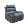 Bella Casa Gizelle 1S Recliner Fabric Grey