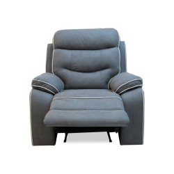 Bella Casa Gizelle 1S Recliner Fabric Grey