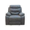 Bella Casa Gizelle 1S Recliner Fabric Grey