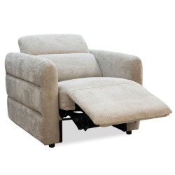 Bella Casa Thea Recliner Chair in Beige Col