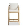 Ravona Bar Chair With Cushion Acacia Natural Finish