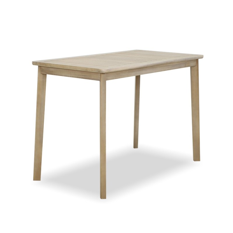 Journey Bar Table Rose Grey Wash