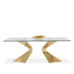 Kare Gloria Table Gold 100x200 cm Ref 81543