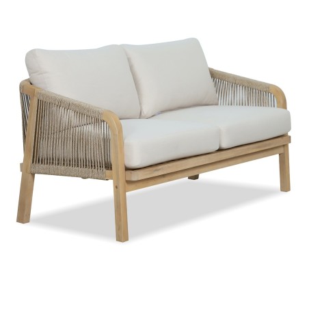 Collection Tamarin Ravona Double Lounge With Cushion Acacia Natural Finish Collection Tamarin Ravona Double Lounge With Cushion Acacia Natural Finish