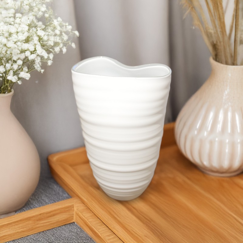 Cavendish Ceramic Vase White 21x30 cm Ref CM246038