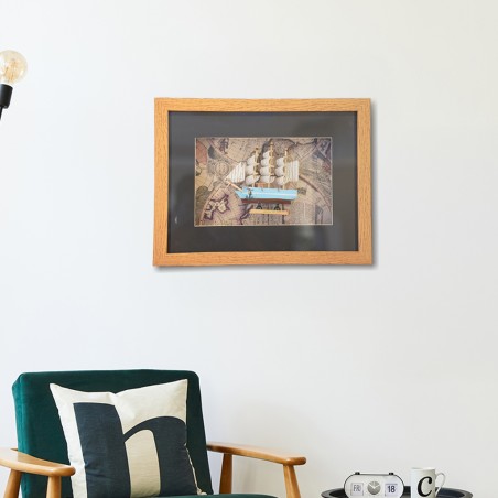 Cavendish Boat Canva Brown 44x34 cm CM246534