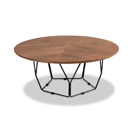 Bella Casa Regine Coffee Table Walnut Veneer Ref C17038 Bella Casa Regine Coffee Table Walnut Veneer Ref C17038
