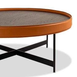 Bella Casa Elyna Coffee Table Walnut Veneer Ref C18158B