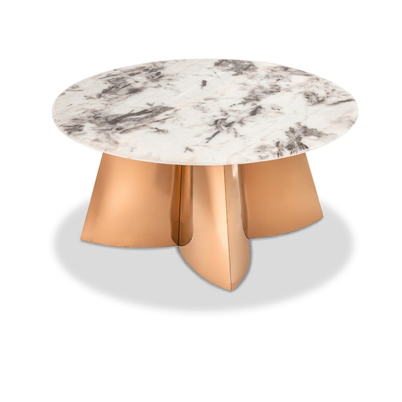 Bella Casa Clover Coffee Table Crystal