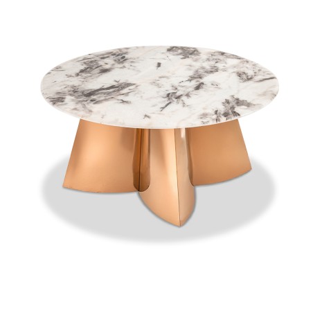 Bella Casa Clover Coffee Table Crystal