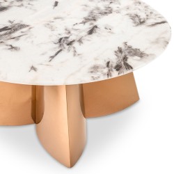 Bella Casa Clover Coffee Table Crystal