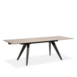 Kare Amsterdam Extendable Table Dark 160(40+40)x90cm Ref 82725