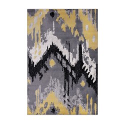 Bella Casa Yellow & Grey Machine Woven Rug  160x230 cm - PMMD007YE