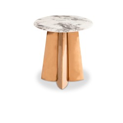 Bella Casa Clover Side Table Crystal