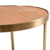 Bella Casa Lya Side Table Walnut Veneer Ref E14692A