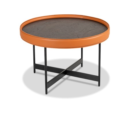 Bella Casa Elyna Side Table Walnut Veneer Ref C18158A Bella Casa Elyna Side Table Walnut Veneer Ref C18158A
