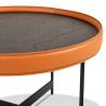 Bella Casa Elyna Side Table Walnut Veneer Ref C18158A