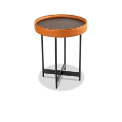 Bella Casa Elyna End Table Walnut Veneer Ref E18158