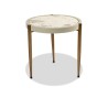 Bella Casa Maelle Side Table Marble Top Ref C14810A