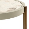 Bella Casa Maelle Side Table Marble Top Ref C14810A