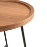 Bella Casa Sephora Side Table Walnut Veneer Ref E17039