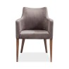 Kare Mode Chair with armrest Velvet Grey Ref 82470