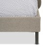Bella Casa Anselma Bed 180x200 cm Wood & Fabric