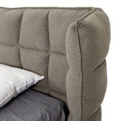 Bella Casa Anselma Bed 180x200 cm Wood & Fabric