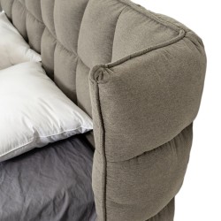 Bella Casa Anselma Bed 180x200 cm Wood & Fabric