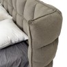 Bella Casa Anselma Bed 180x200 cm Wood & Fabric