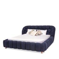 Bella Casa Costanza Bed 180x200 cm Wood & Fabric