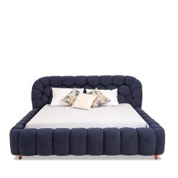 Bella Casa Costanza Bed 180x200 cm Wood & Fabric