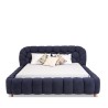 Bella Casa Costanza Bed 180x200 cm Wood & Fabric