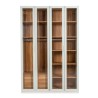 Bella Casa Matilde Wardrobe 4 Doors White & Wooden