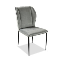 Bella Casa Carolina Dining Chair Dark Grey Ref DF1720C