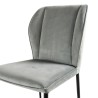 Bella Casa Carolina Dining Chair Dark Grey Ref DF1720C