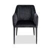 Bella Casa Arkansas Dining Chair Black Velvet Ref DF1721C