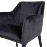 Bella Casa Arkansas Dining Chair Black Velvet Ref DF1721C