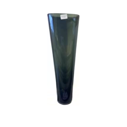 Bella Casa Glass Vase Black 13x40 cm Ref CM246051