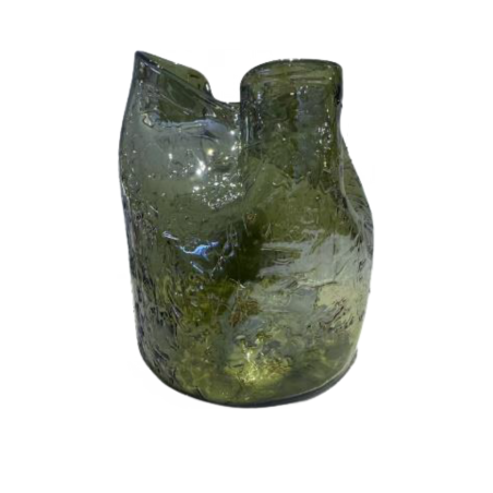 Bella Casa Glass Vase Green 25x30 cm Ref CM246060