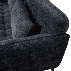 Bella Casa Cassia Sofa 3+2+1 D.Grey Fabric